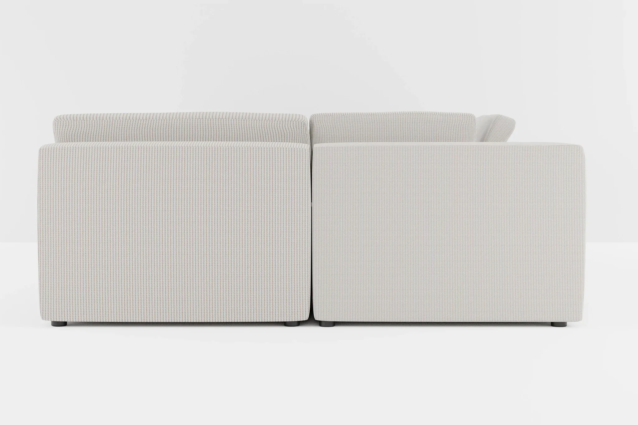 Destin Lucy Light Beige Fabric 8-piece Pit Sectional