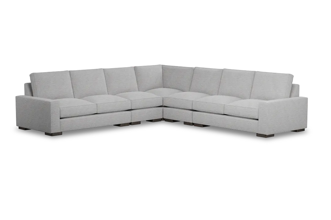 Edgewater Maguire Gray Large Two-arm Sectional