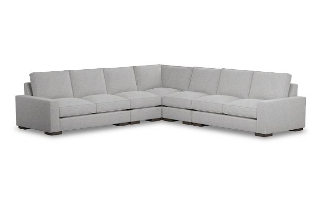 Edgewater Maguire Gray Large Two-arm Sectional