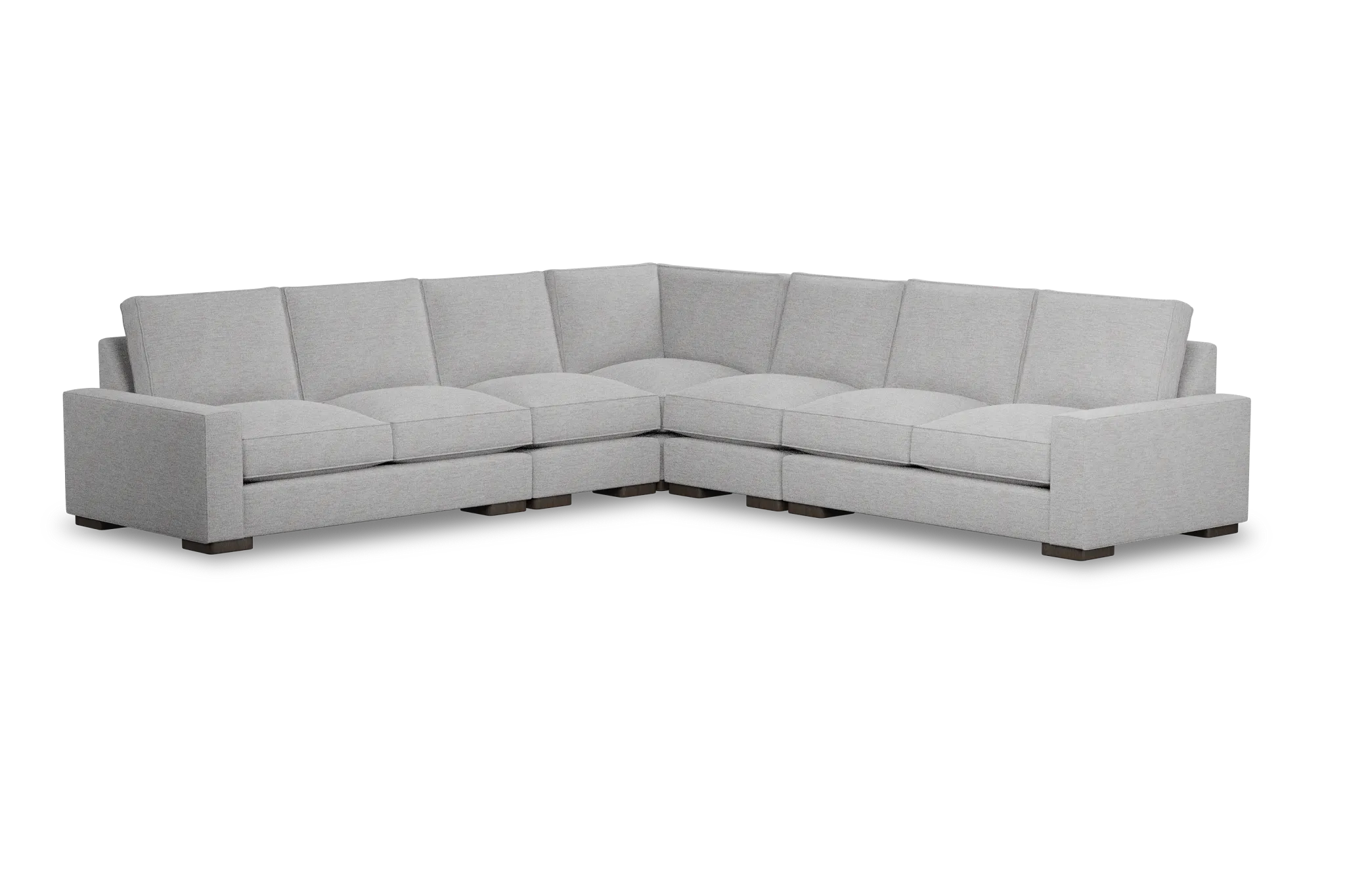 Edgewater Maguire Gray Large Two-arm Sectional