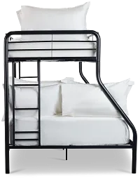 Rory Black Metal Bunk Bed