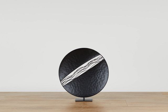 Nila Dark Gray Large Sculpture