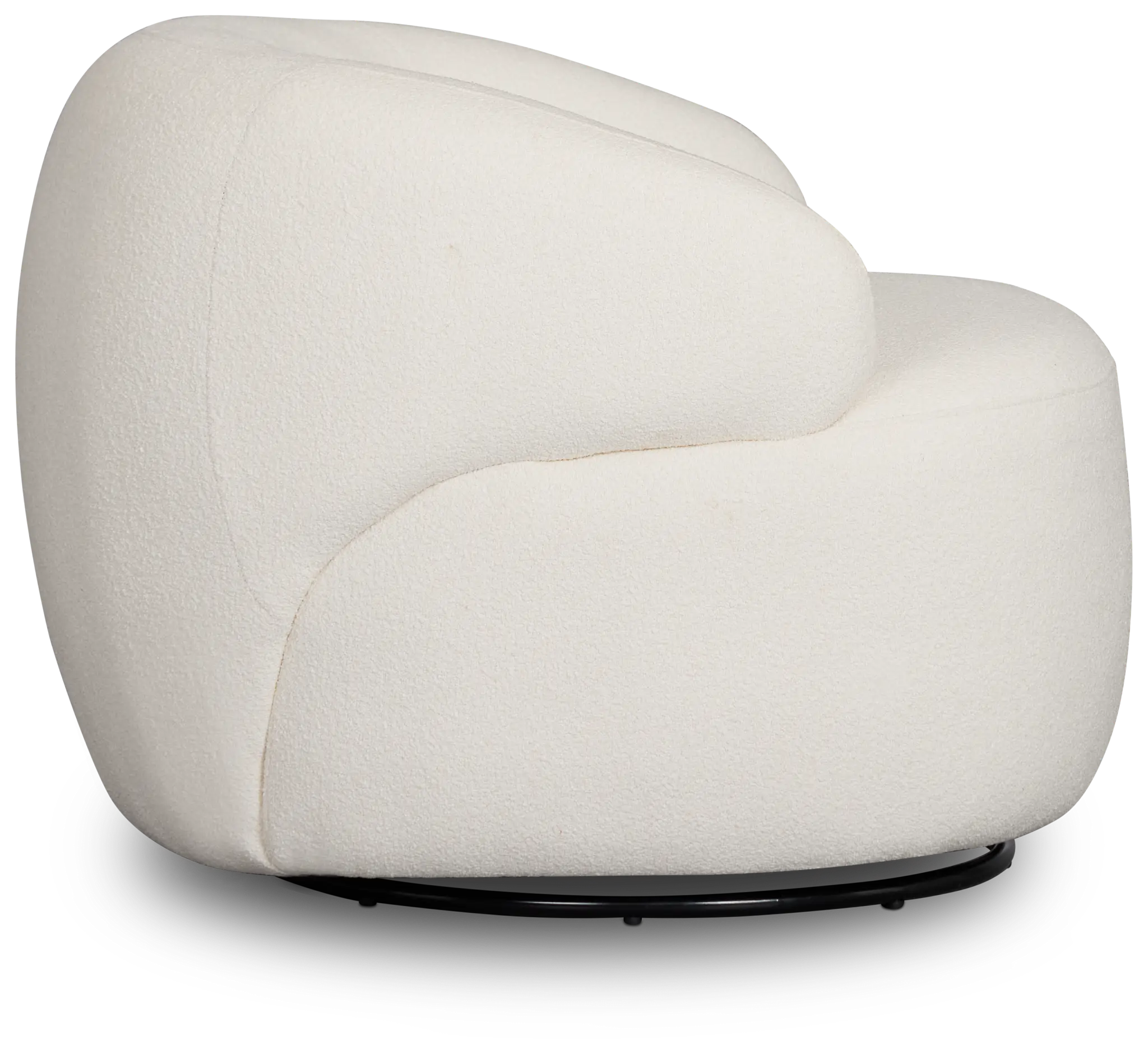 Catalina White Fabric Swivel Chair Catalina White Fabric Swivel Chair