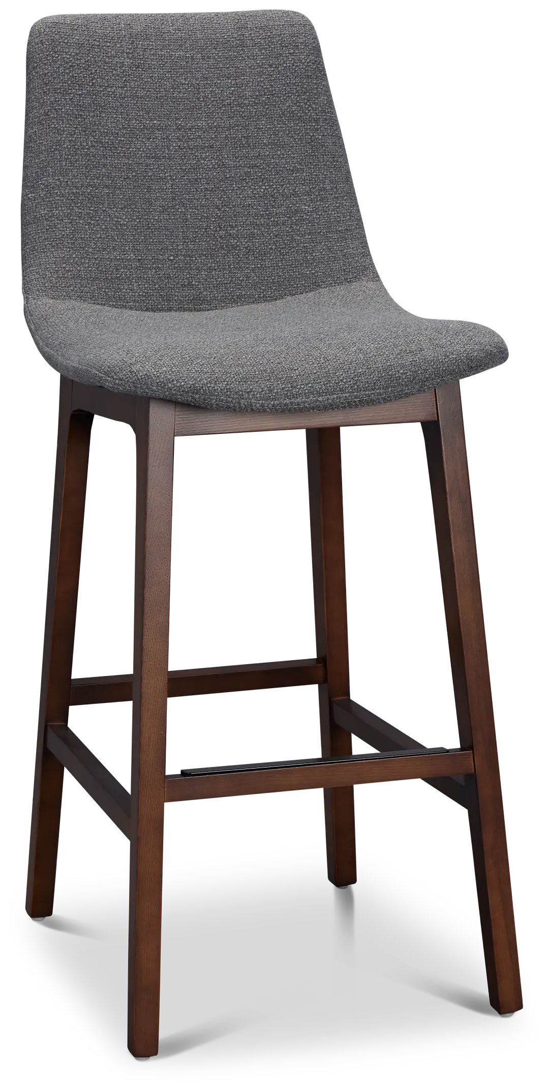 Hamilton Dark Gray Fabric 30" Upholstered Barstool Hamilton Dark Gray Fabric 30" Upholstered Barstool