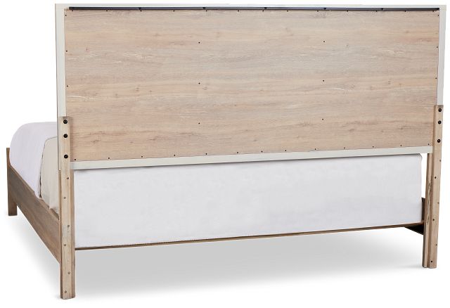 Layton Light Tone Panel Bed