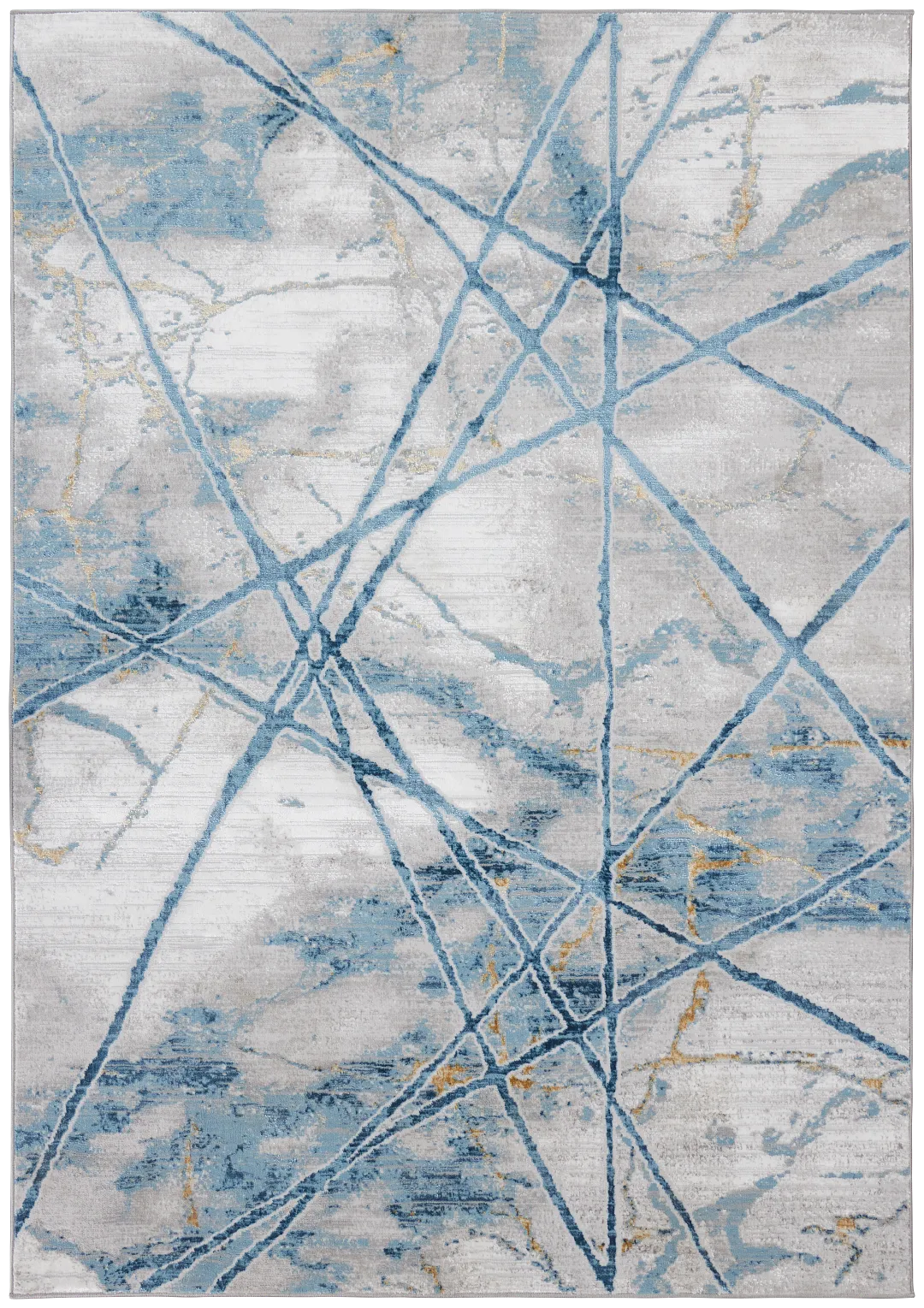 Irene Blue 5x8 Area Rug