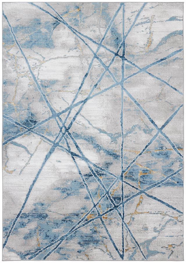 Irene Blue 5x8 Area Rug