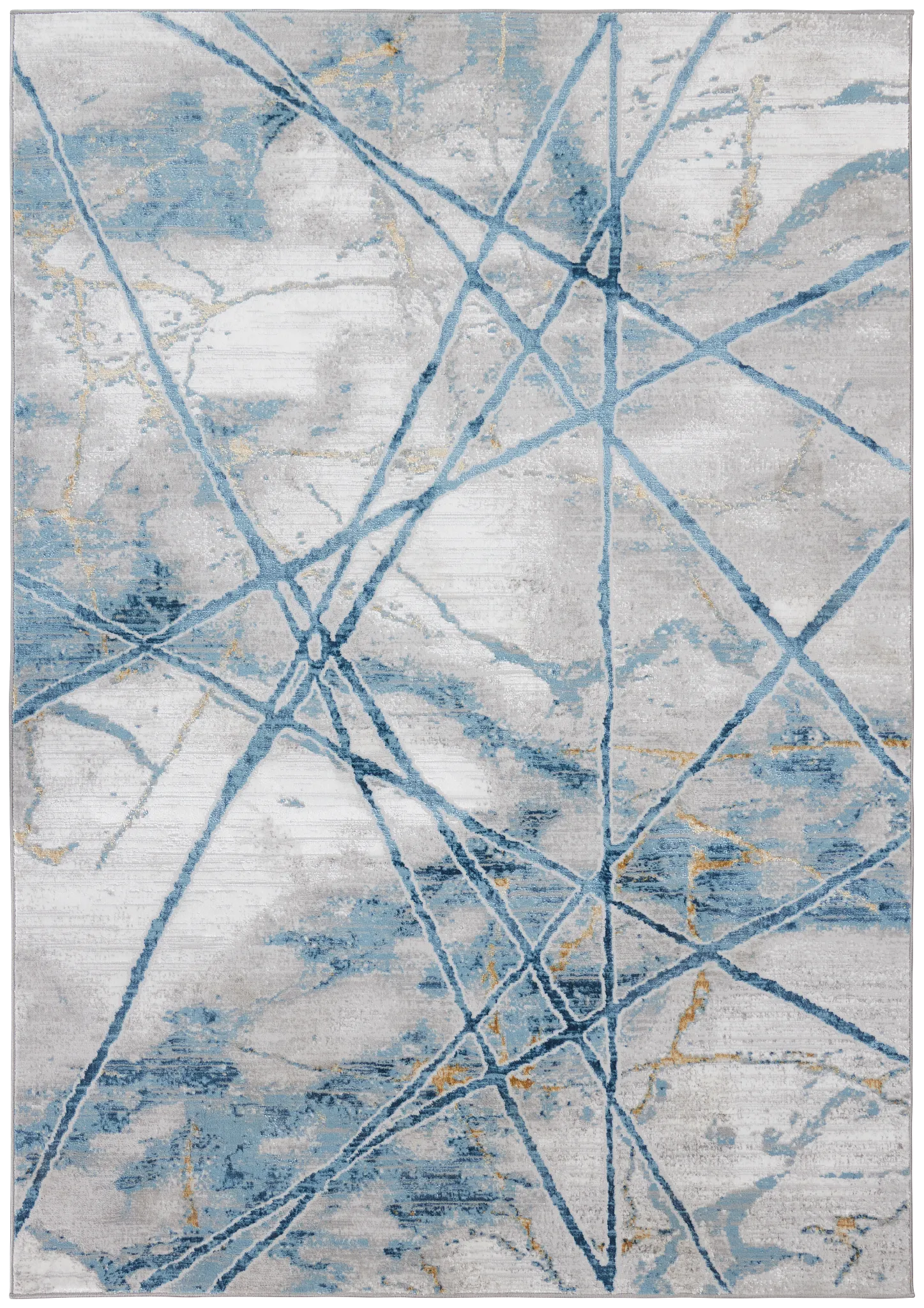 Irene Blue 5x8 Area Rug