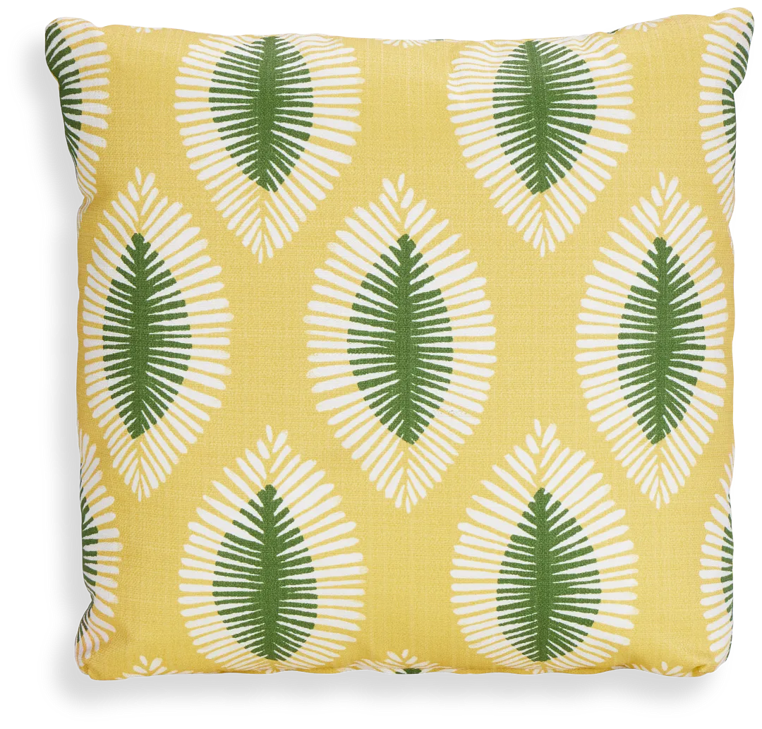 Hayden Yellow 18" Indoor/outdoor Accent Pillow