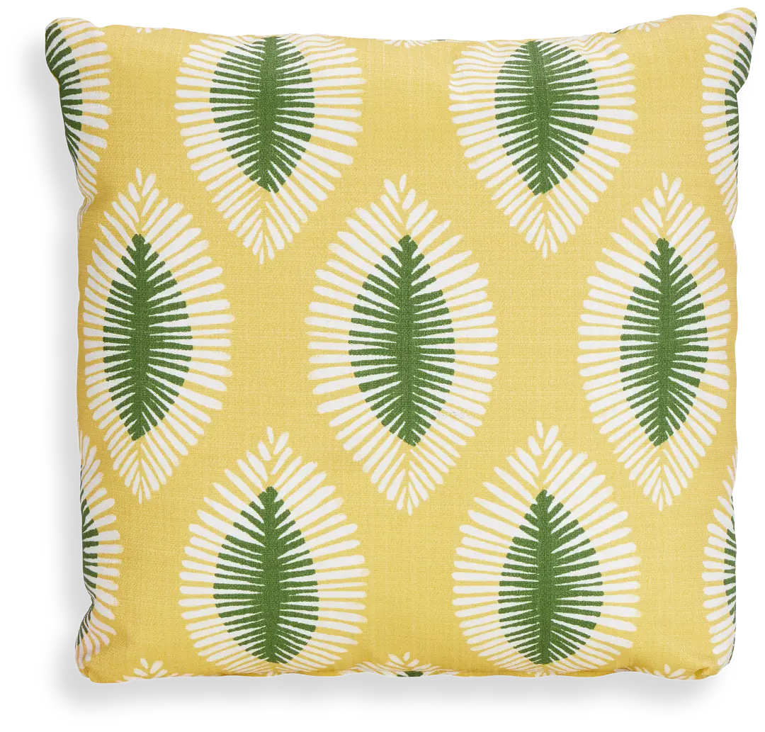 Hayden Yellow 18" Indoor/outdoor Accent Pillow Hayden Yellow 18" Indoor/outdoor Accent Pillow