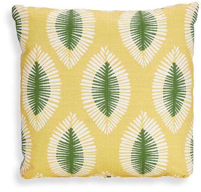 Hayden Yellow 18" Indoor/outdoor Accent Pillow
