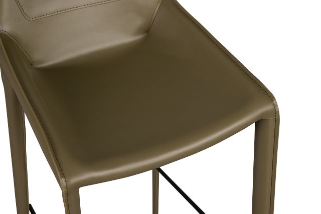 Wayne Dark Green 30" Upholstered Barstool