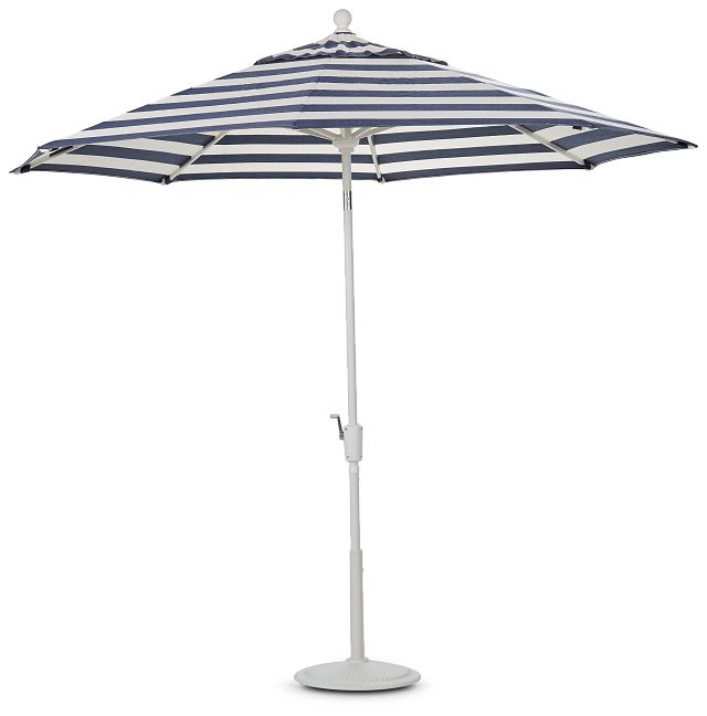 Capri Dark Blue Stripe Umbrella Set (3)