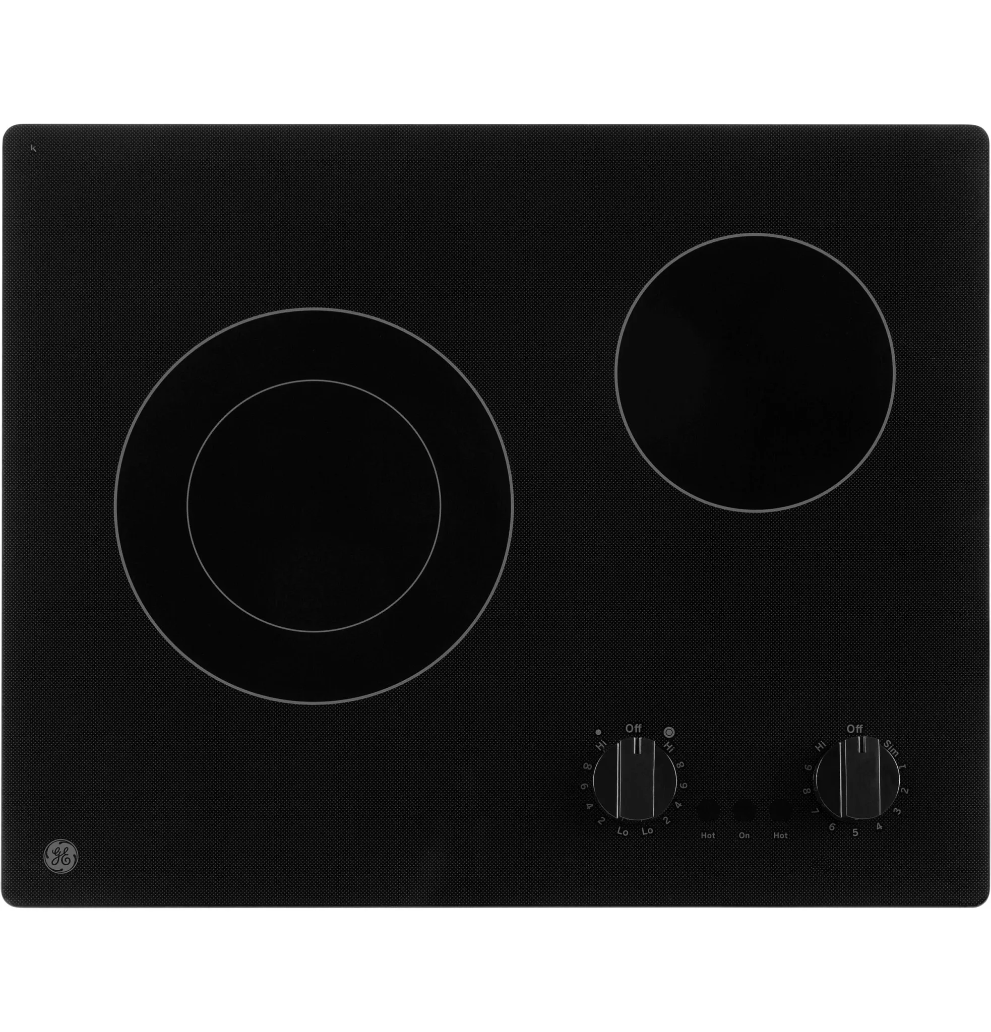 Ge 3021 Series Black 21" Electric Cook Top