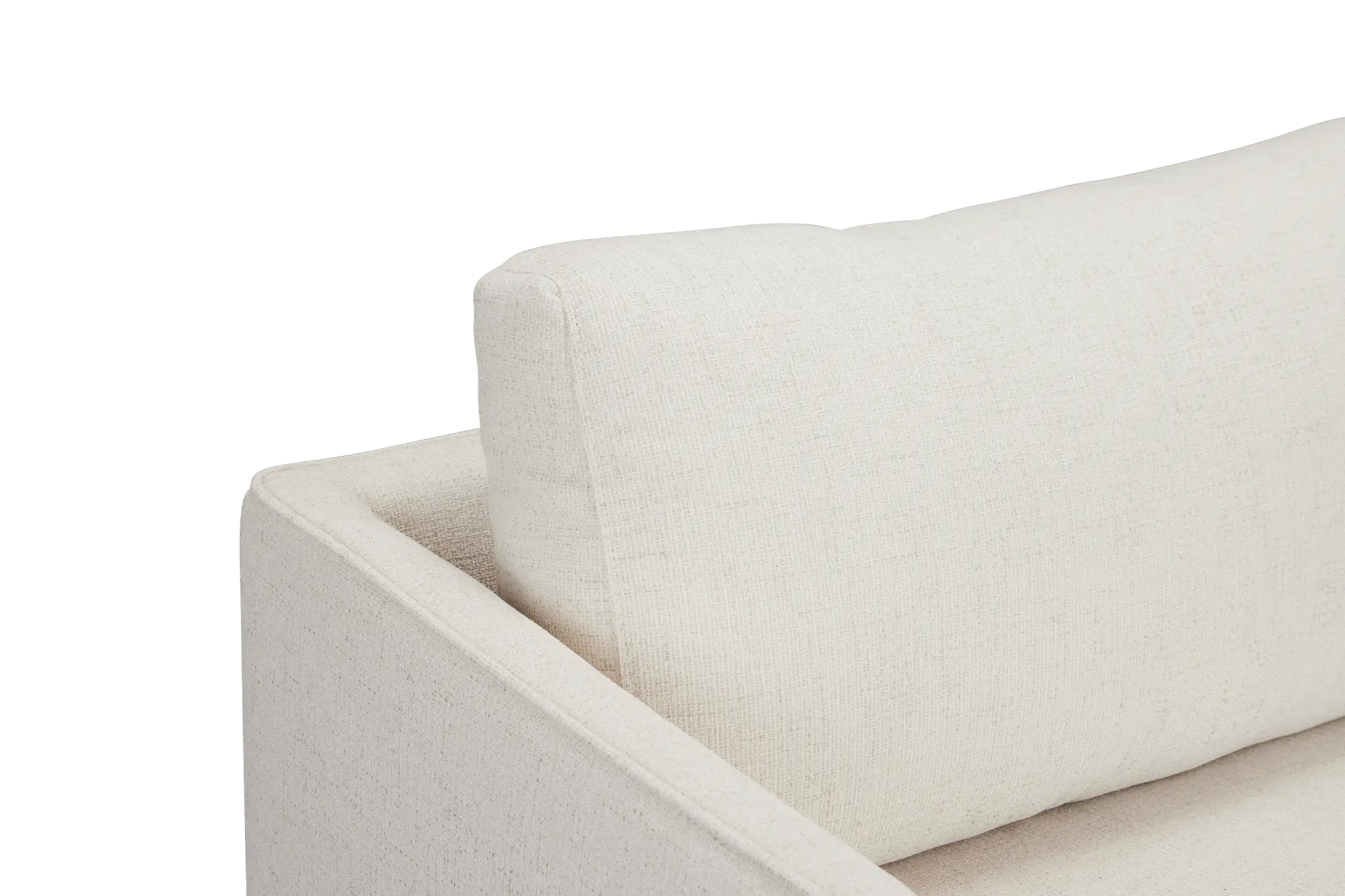 Easton Light Beige Fabric Left Chaise Sectional Easton Light Beige Fabric Left Chaise Sectional