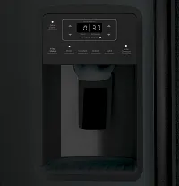 Ge Profile 25 Series Black Side By Side Refrigerator