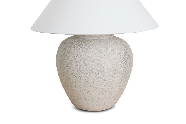 Margie Light Gray Ceramic Table Lamp