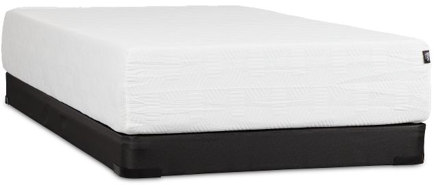 Rest & Renew By Zinus Gel Memory Foam Mattress 10" Cush Firm Low-profile Mattress Set