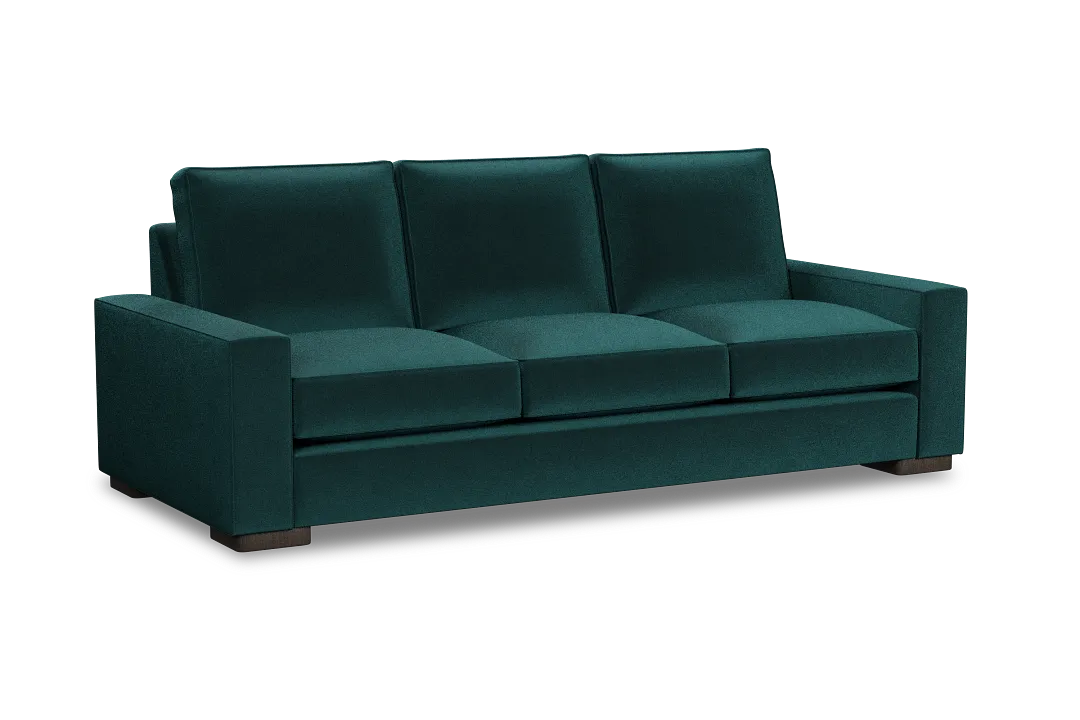 Edgewater Joya Teal 96" Sofa W/ 3 Cushions