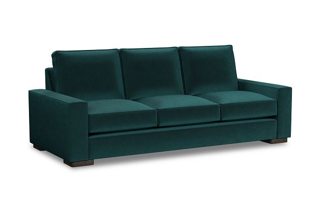 Edgewater Joya Teal 96" Sofa W/ 3 Cushions