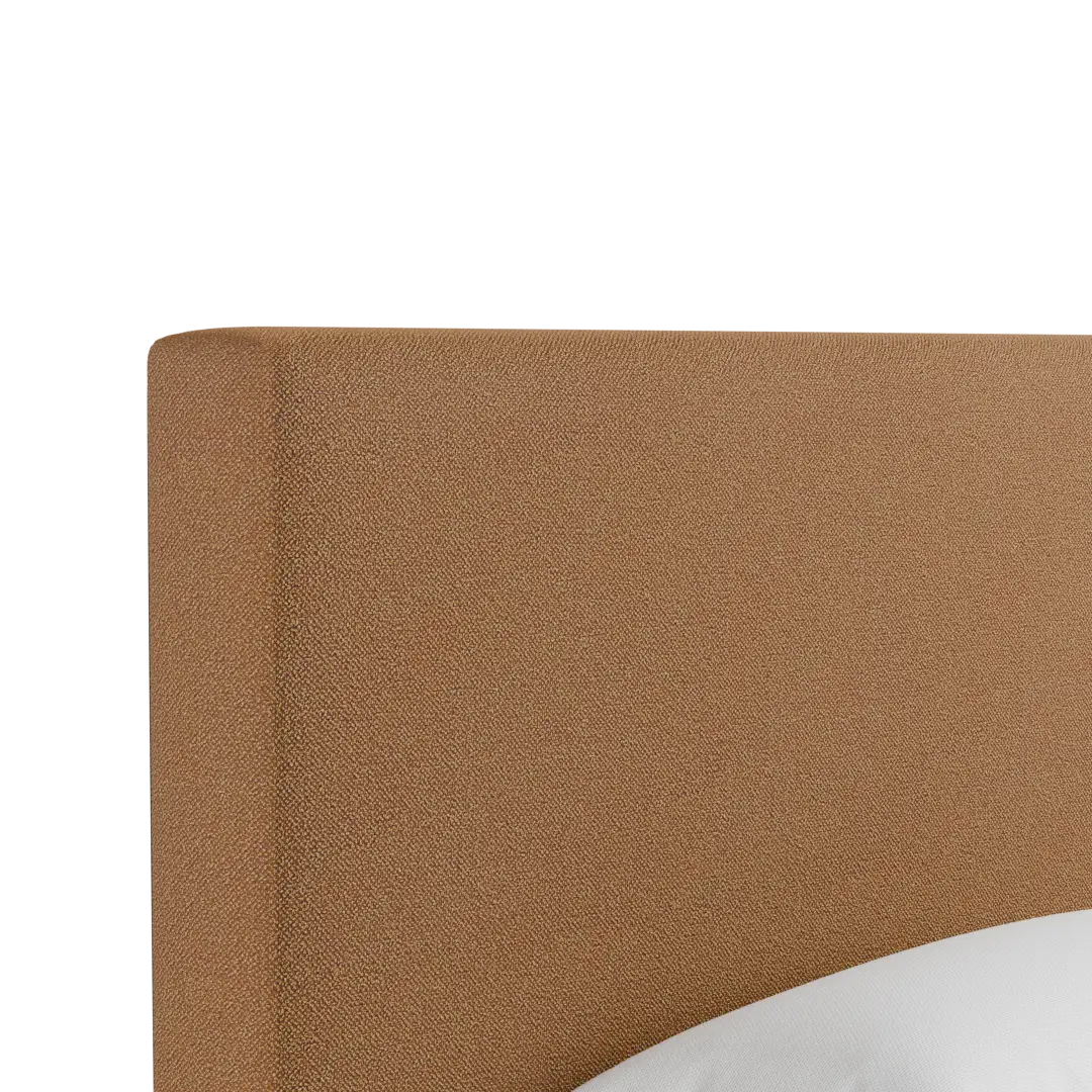 Grayton Elite Light Brown 54" Upholstered Platform Bed Grayton Elite Light Brown 54" Upholstered Platform Bed