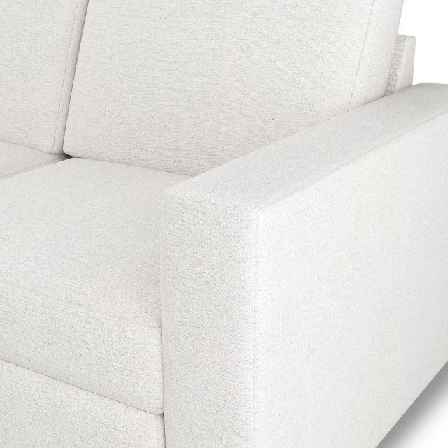 Citymod White Fabric Small Two-arm Sectional