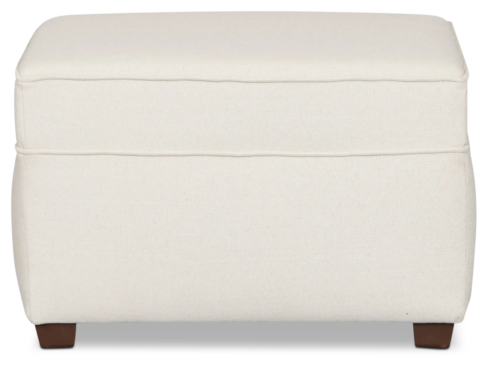 Tate Light Beige Fabric Ottoman