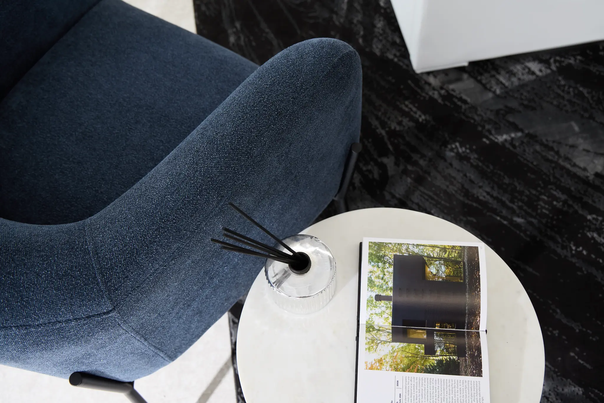 Kalima Blue Accent Chair Kalima Blue Accent Chair