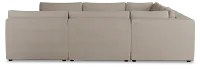 Destin Sutton Beige Fabric 8-piece Modular Sectional