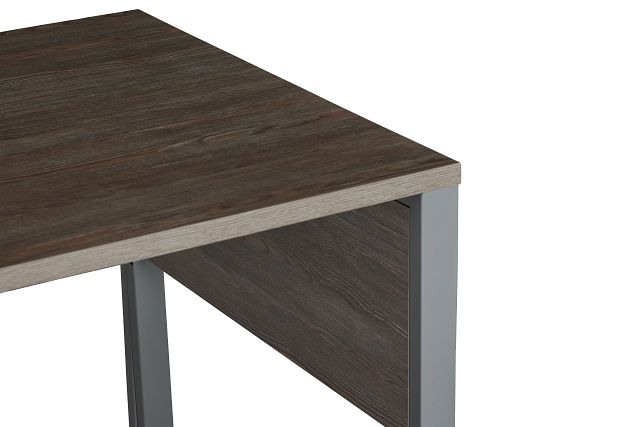 Clark Gray 47" Return Desk