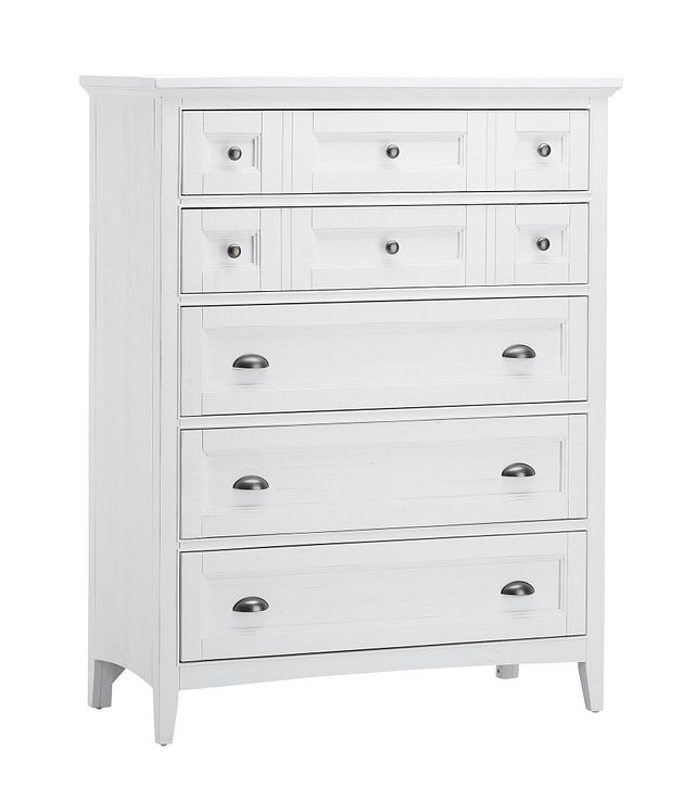 Heron Cove White Drawer Chest