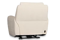 Bennett Light Beige Fabric Power Recliner
