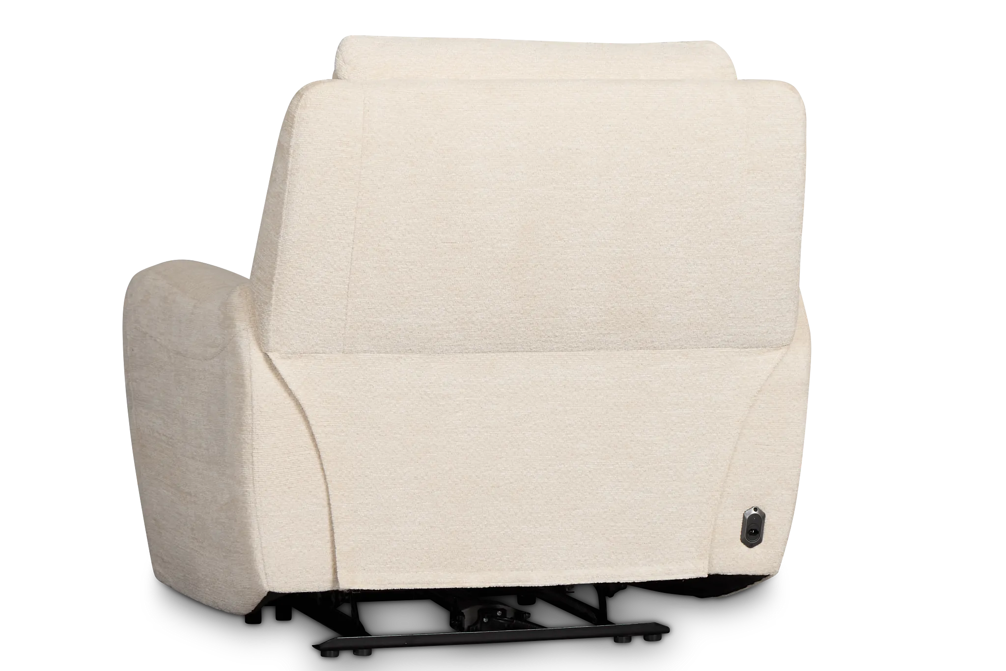 Bennett Light Beige Fabric Power Recliner