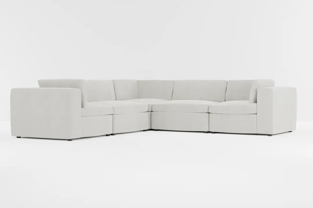 Destin Maguire Ivory Fabric 5-piece Modular Sectional Destin Maguire Ivory Fabric 5-piece Modular Sectional