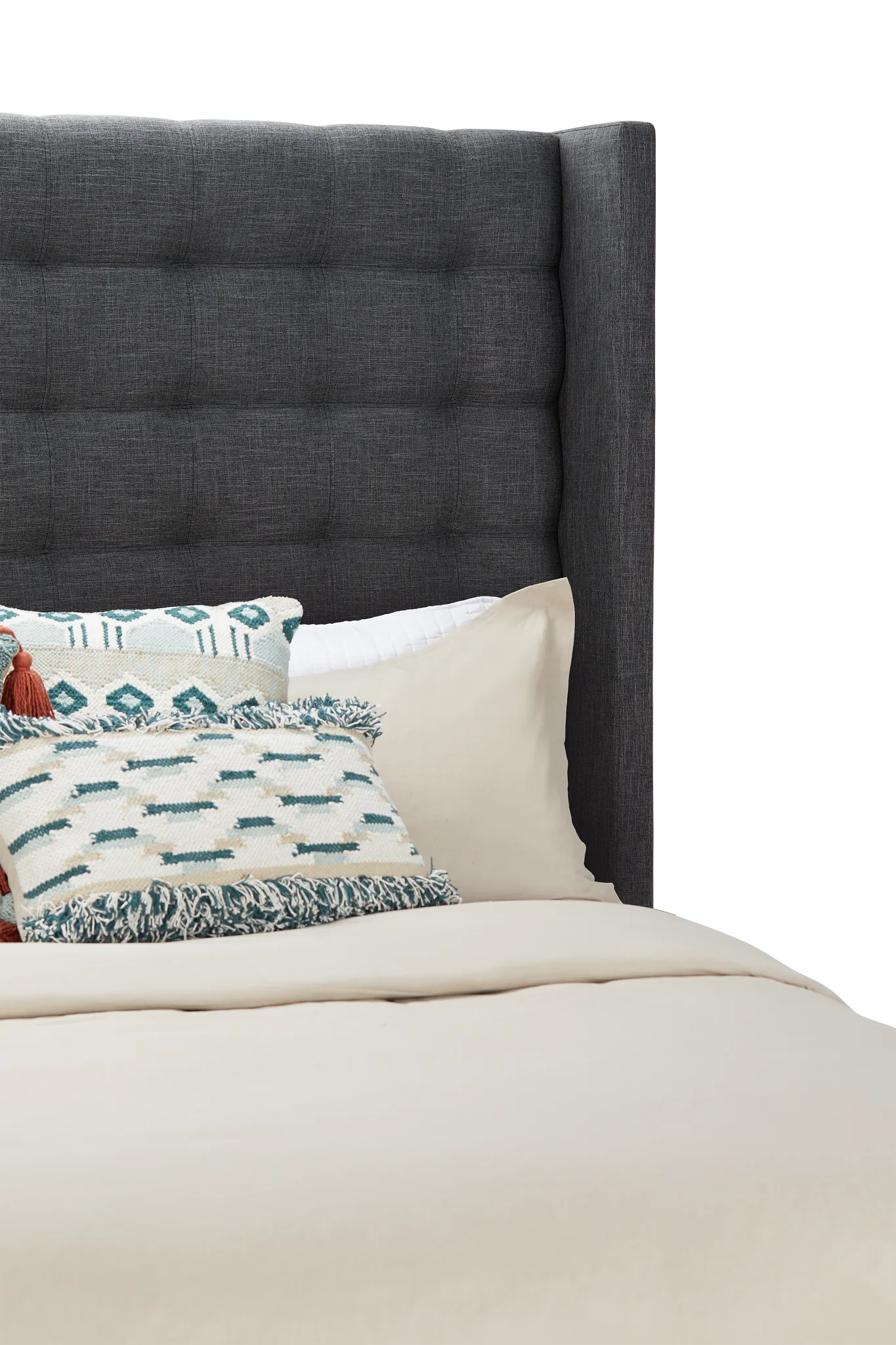 Chatham Dark Gray High Platform Bed