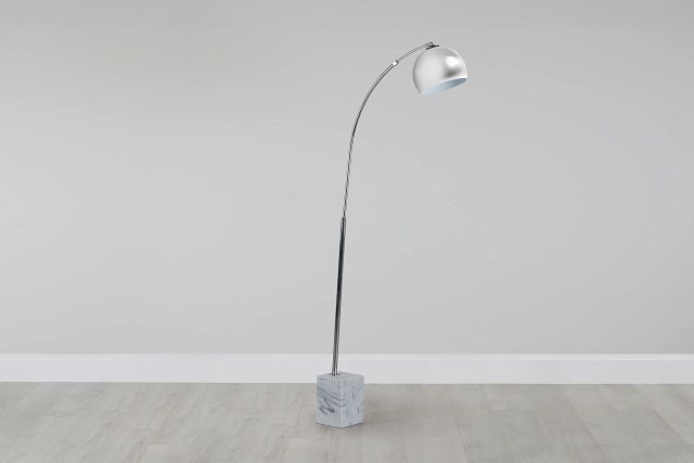 Kadee Silver Arc Floor Lamp