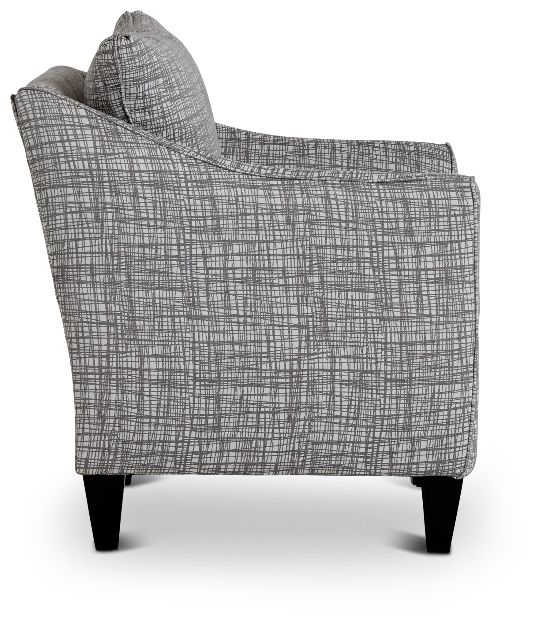 Hugo Gray Fabric Accent Chair