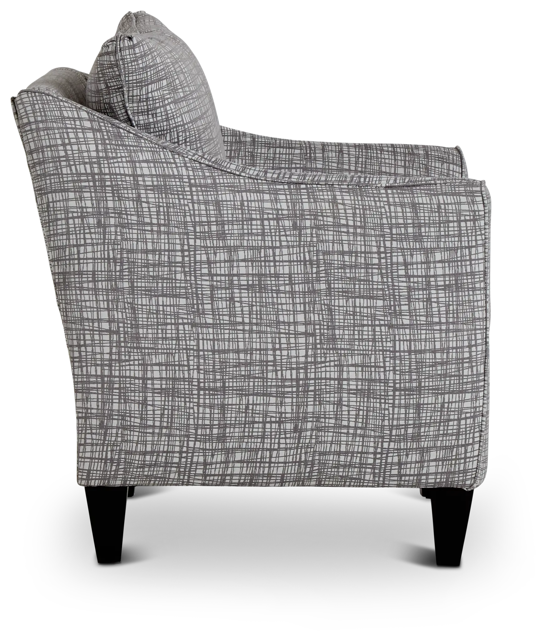 Hugo Gray Fabric Accent Chair Hugo Gray Fabric Accent Chair