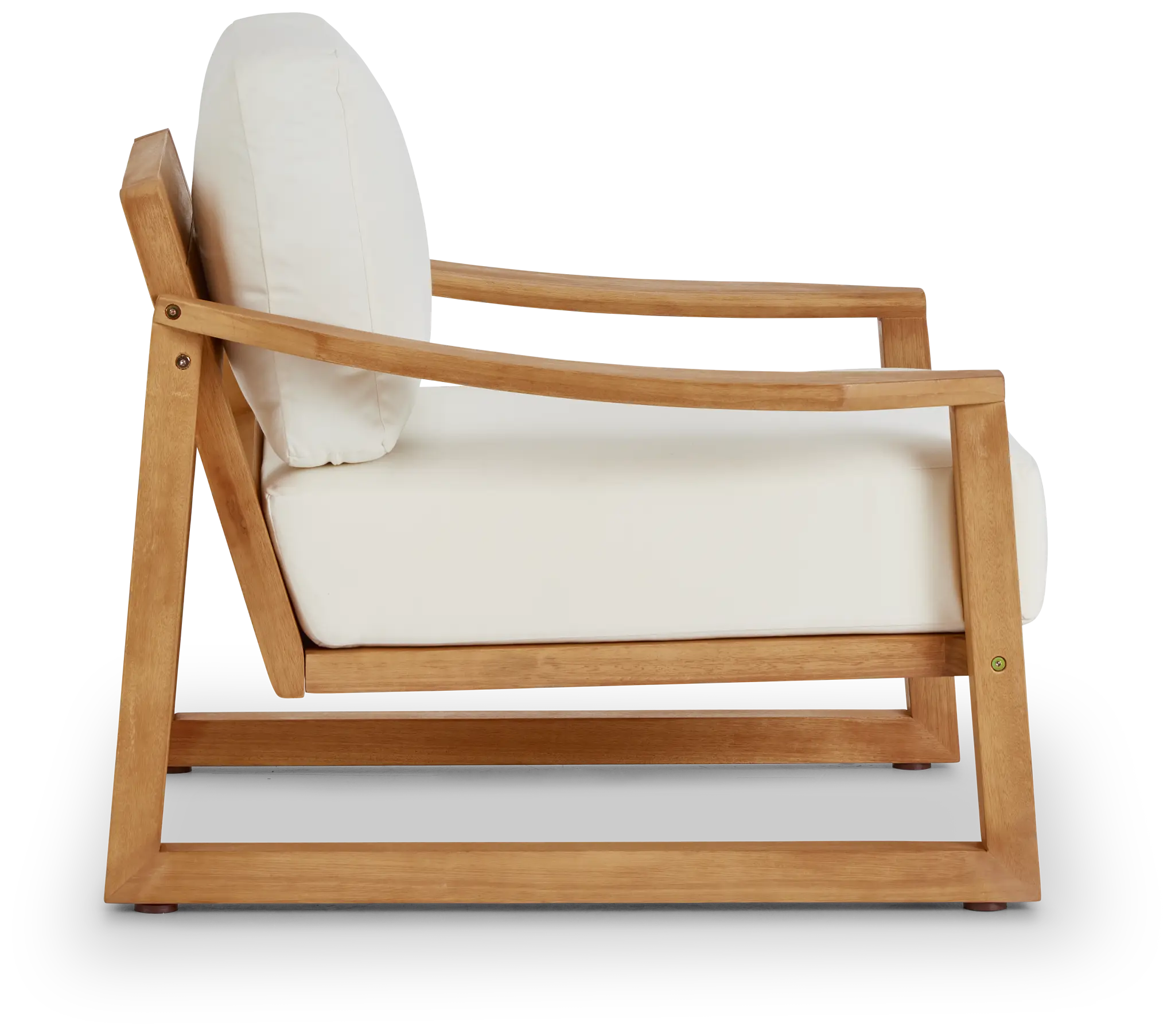 Tobago Light Tone Chair With White Cushion Tobago Light Tone Chair With White Cushion