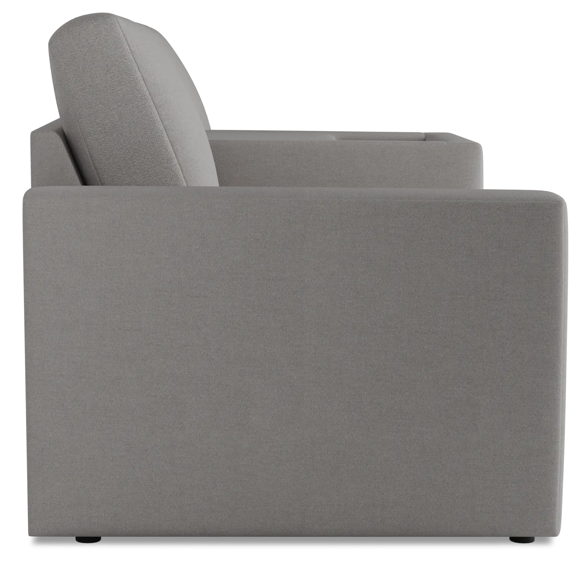 Citymod Light Gray Fabric 3-piece Modular Sofa With Storage Console Citymod Light Gray Fabric 3-piece Modular Sofa With Storage Console