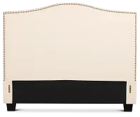Dawson Beige Uph Platform Headboard