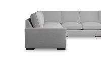 Edgewater Maguire Gray Large Right Chaise Sectional