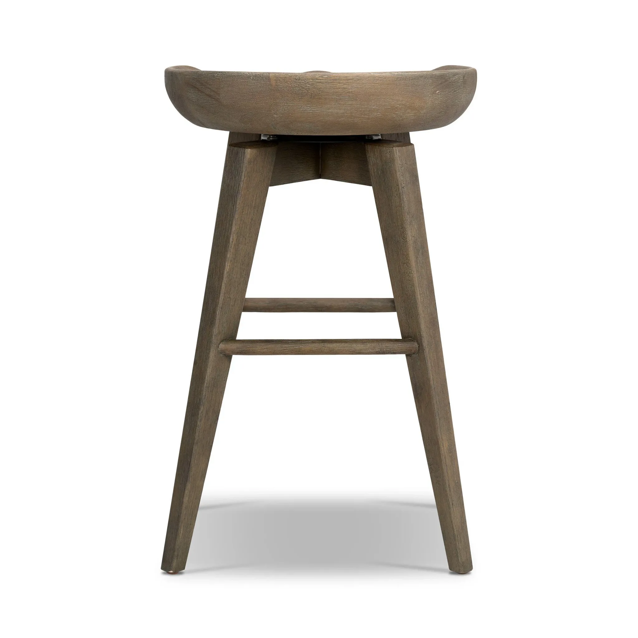 Four Hands Pamona Mid Tone 24" Swivel Barstool