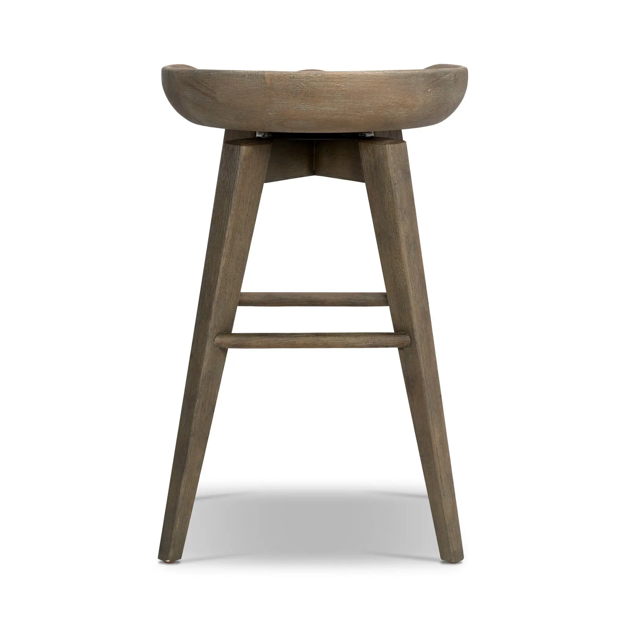 Four Hands Pamona Mid Tone 24" Swivel Barstool Four Hands Pamona Mid Tone 24" Swivel Barstool