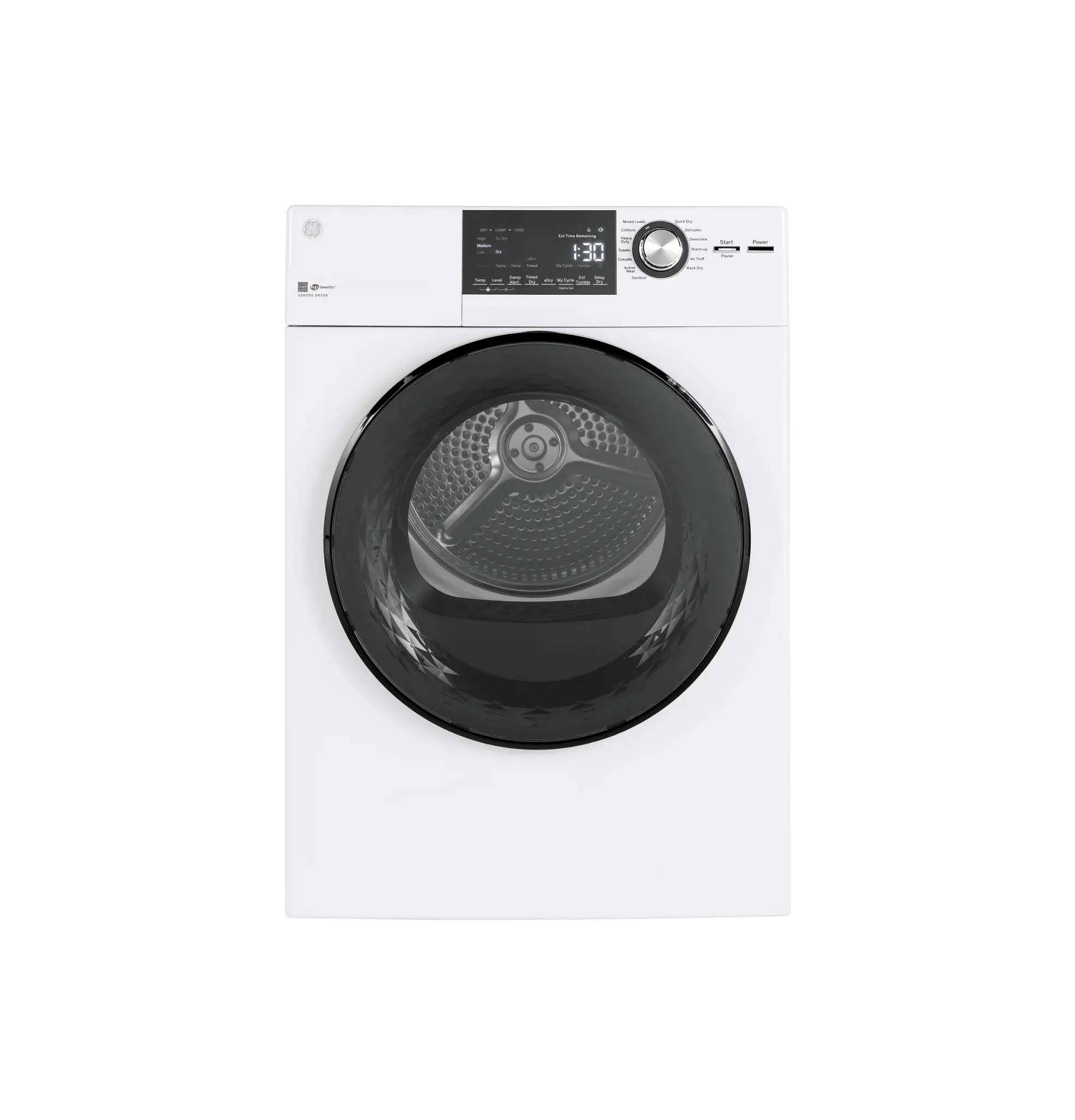 Ge 14 Series White Front Load Electric Dryer Ge 14 Series White Front Load Electric Dryer