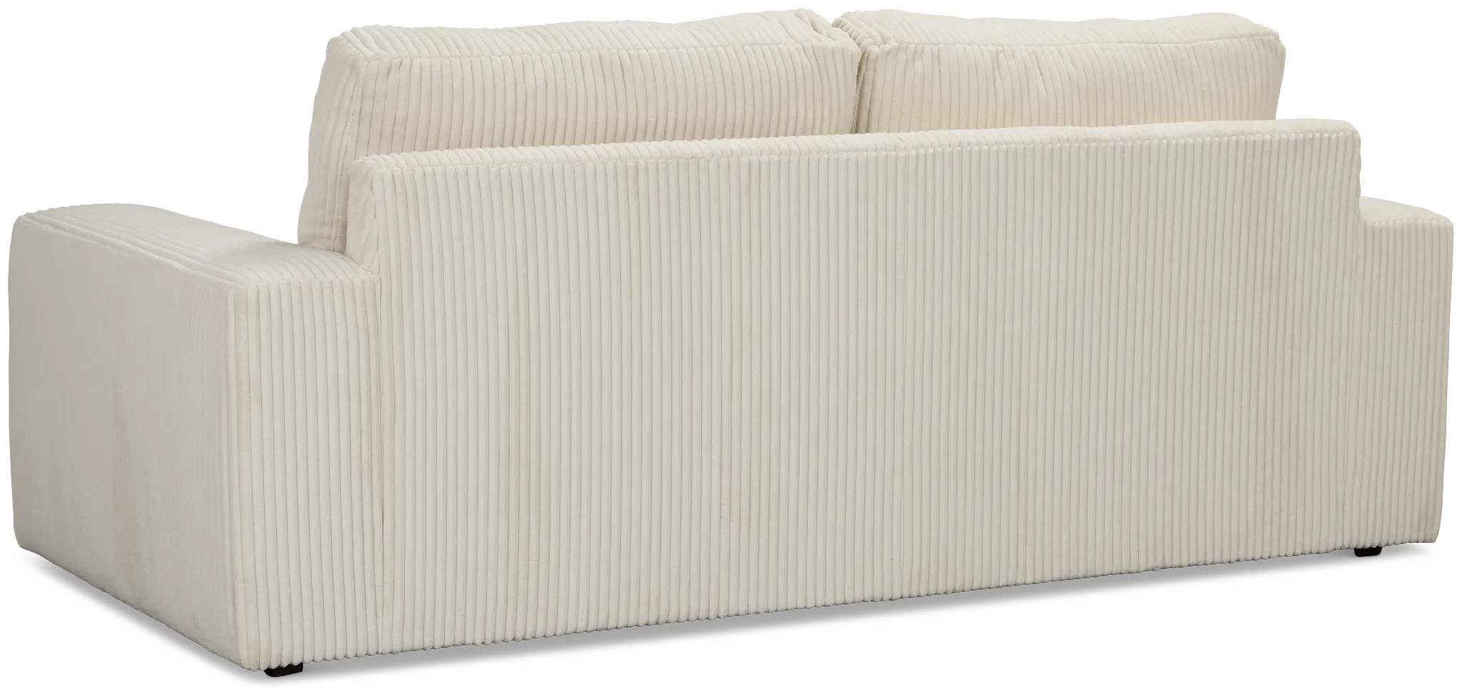 Charlie Ivory Fabric Sofa