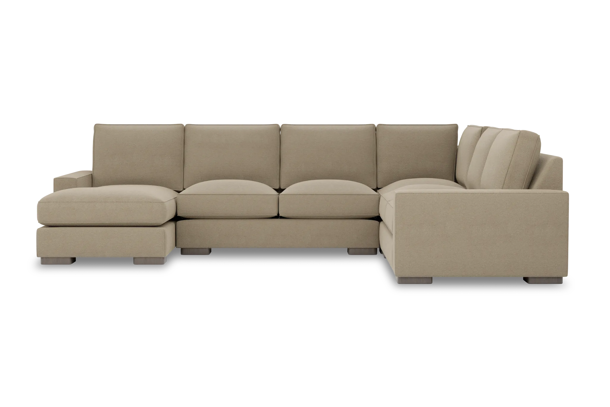 Edgewater Elite Taupe Medium Left Chaise Sectional