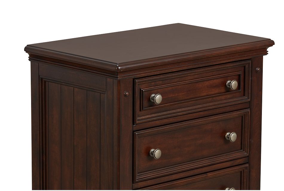 Savannah Dark Tone 3 Drawer Nightstand Bedroom Nightstands City Furniture