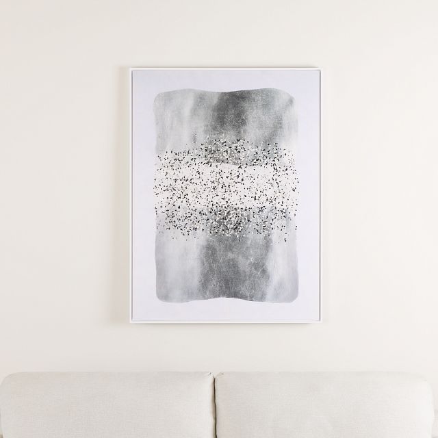 Malie White Framed Wall Art