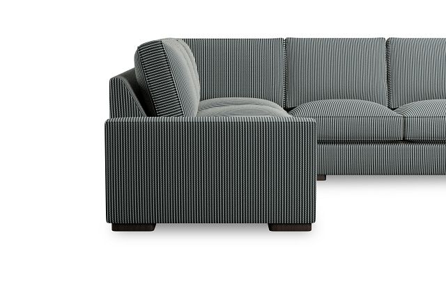 Edgewater Lucy Navy Small Two-arm Sectional